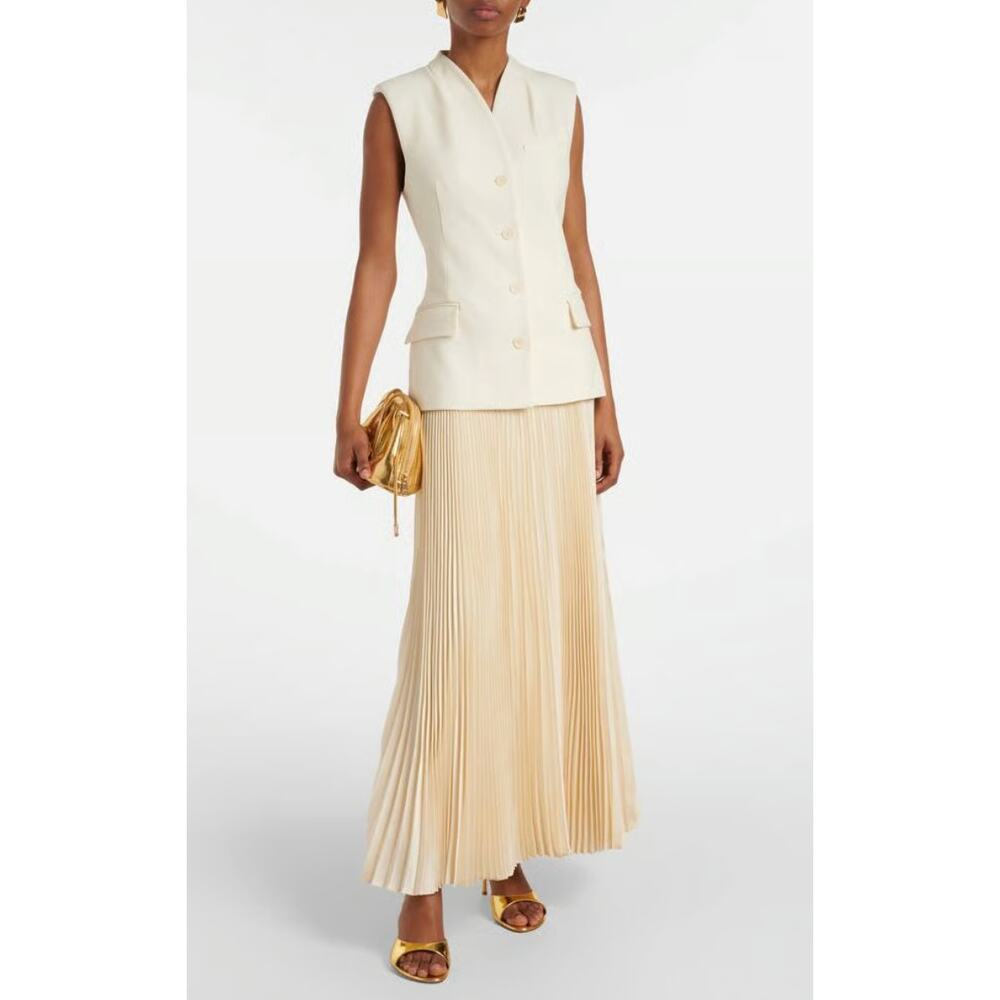 Simkhai White Georgina Sleeveless Vest Midi Dress size 6 - Picture 2 of 8